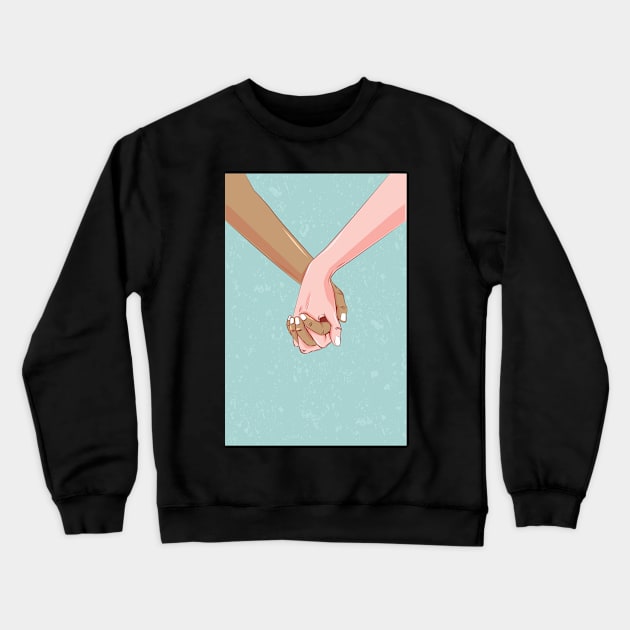 Against Racism Tshirt Crewneck Sweatshirt by avshirtnation